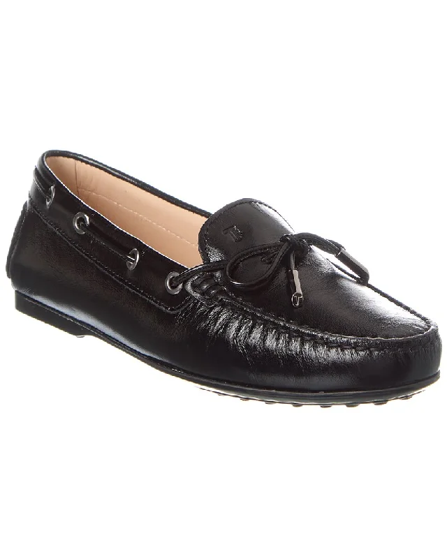 TOD’s Knot Detail Leather Loafer