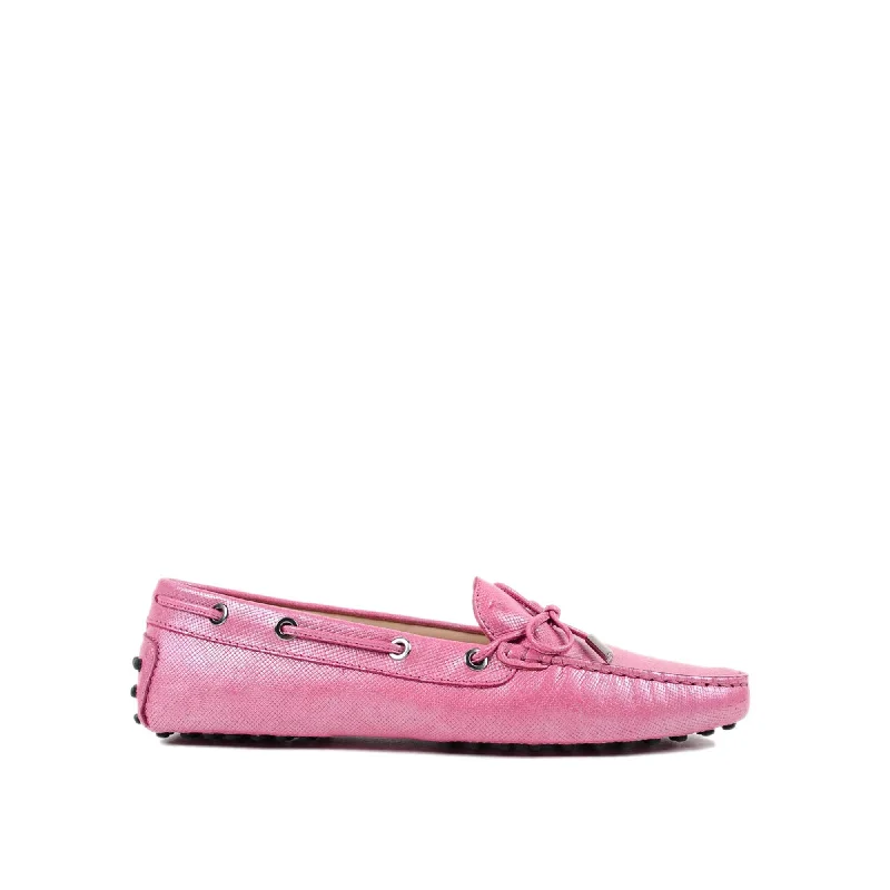 Tod's Heaven Grainy Leather Loafers