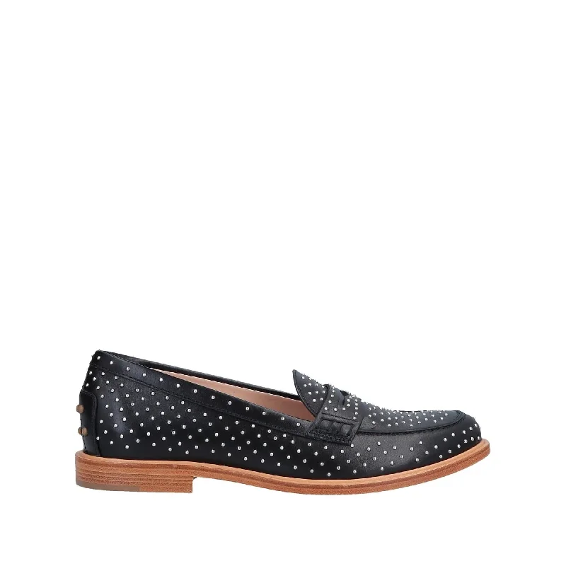 Tod's Studded Leather Loafers