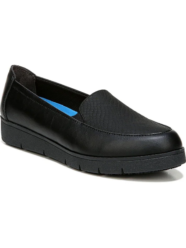 Webster Work Womens Leather Slip On Loafers