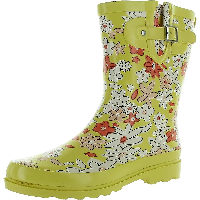 Western Chief Womens Urban Flowers Rubber Floral Print Rain Boots