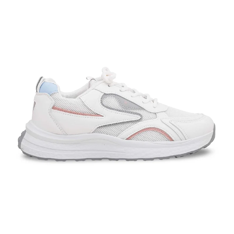 White Casual Sneaker AT7243 Tailored Oxford Style 