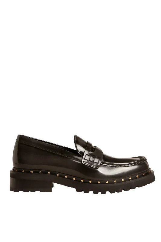 Women's Chunky Loafer In Black