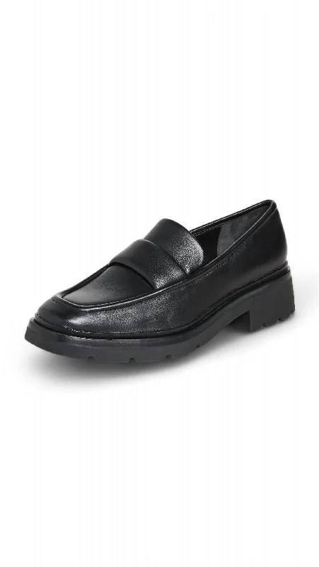 Women's Robin Loafer In Black Leather