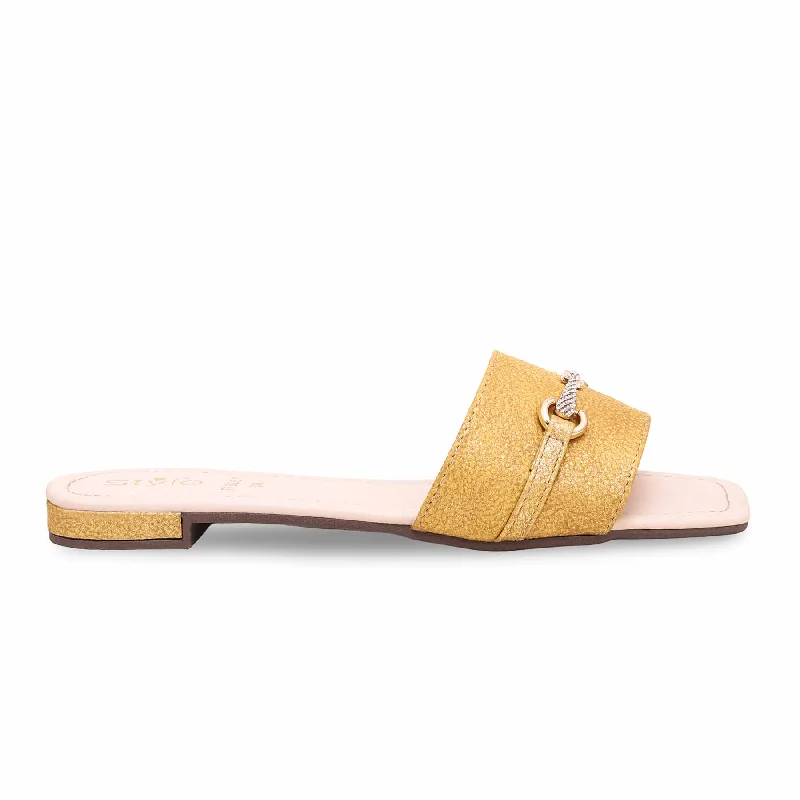 Yellow Formal Slipper FR8261 Sustainable Shoe Design  