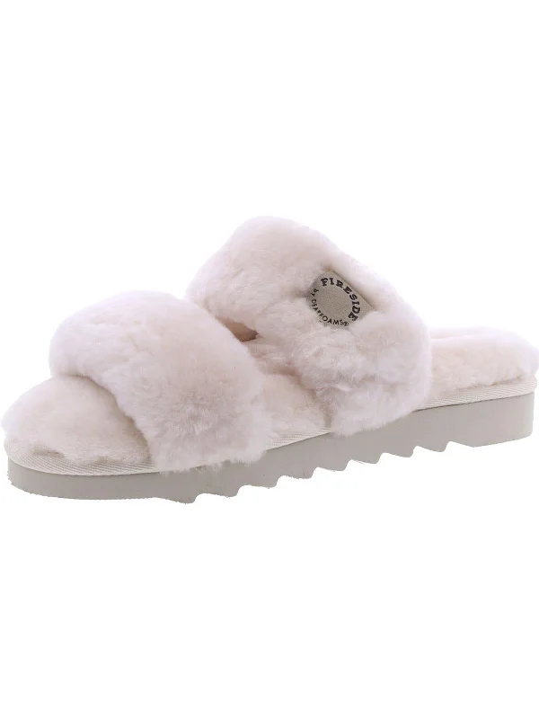 BHFO Womens Slide On Cushioned Slide Slippers