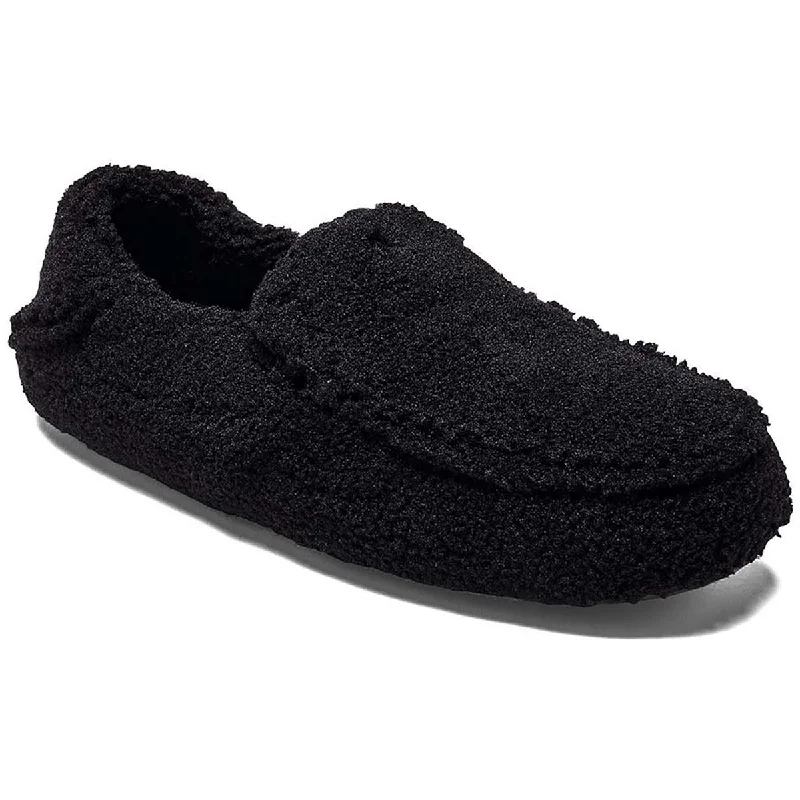 Nohea Heu Womens Faux Fur Cozy Slide Slippers