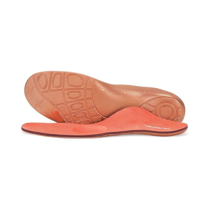 Aetrex Ladies Premium Memory Foam Orthotics W/ Metatarsal Support L2305 Retro Plimsoll Style  