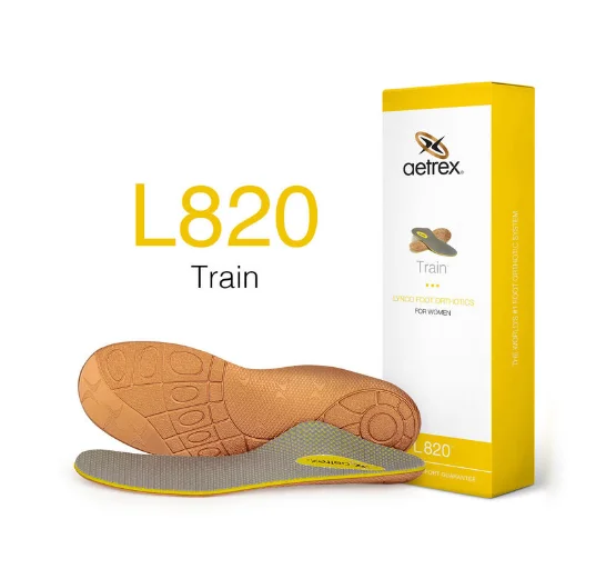 Aetrex Ladies Train Posted Orthotics L820 Chunky Platform Sneaker Style  