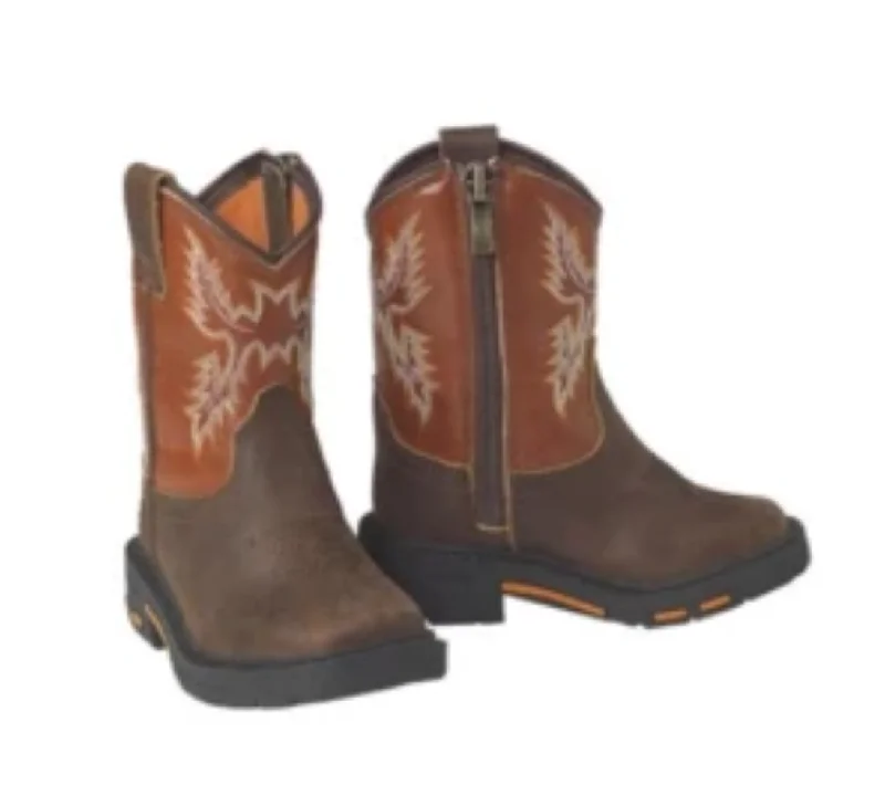 M&F Western Kids Baby Boy's Workhog (Toddler) Ariat A441000002 Sustainable Shoe Design  