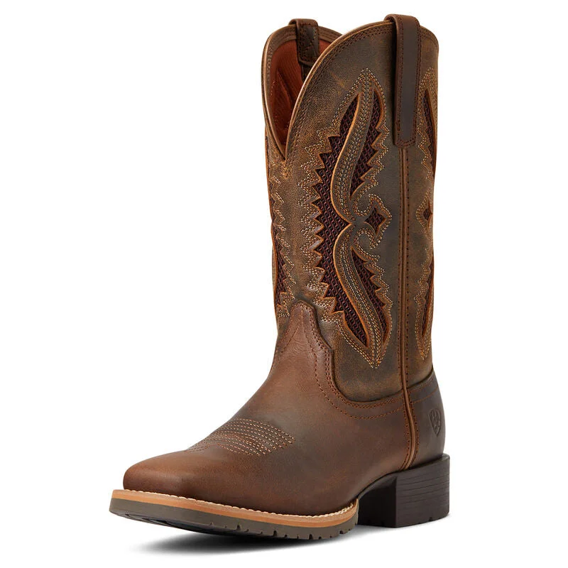 Ariat Ladies Hybrid Rancher Venttek 360 Distressed Tan #10040411 Inflatable Shoe Look 
