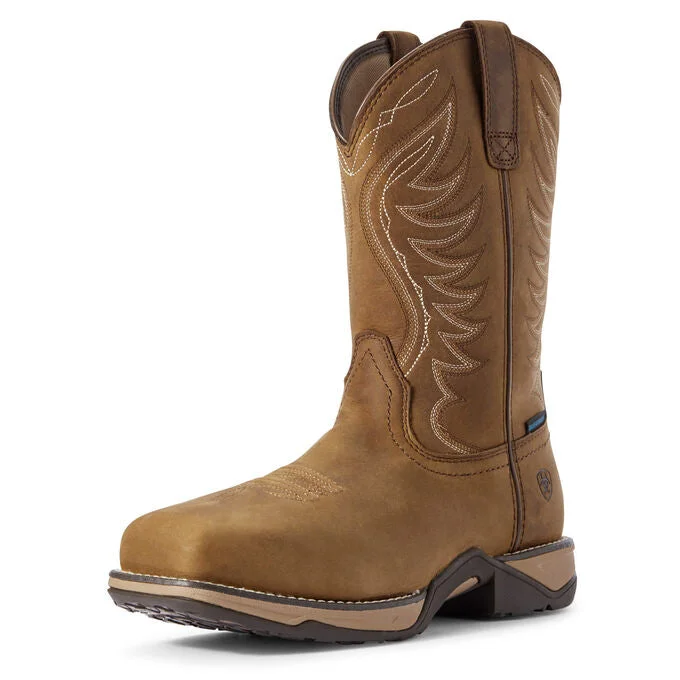 Ariat Ladies Anthem Waterproof Composite Toe Work Boot 10031664 Glow - in - the - Dark Shoe Design  