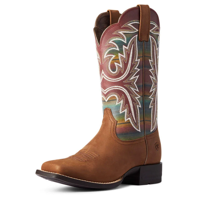 Ariat Ladies Serape Lonestar Western Boot 10038329 Chunky Platform Sneaker Style  
