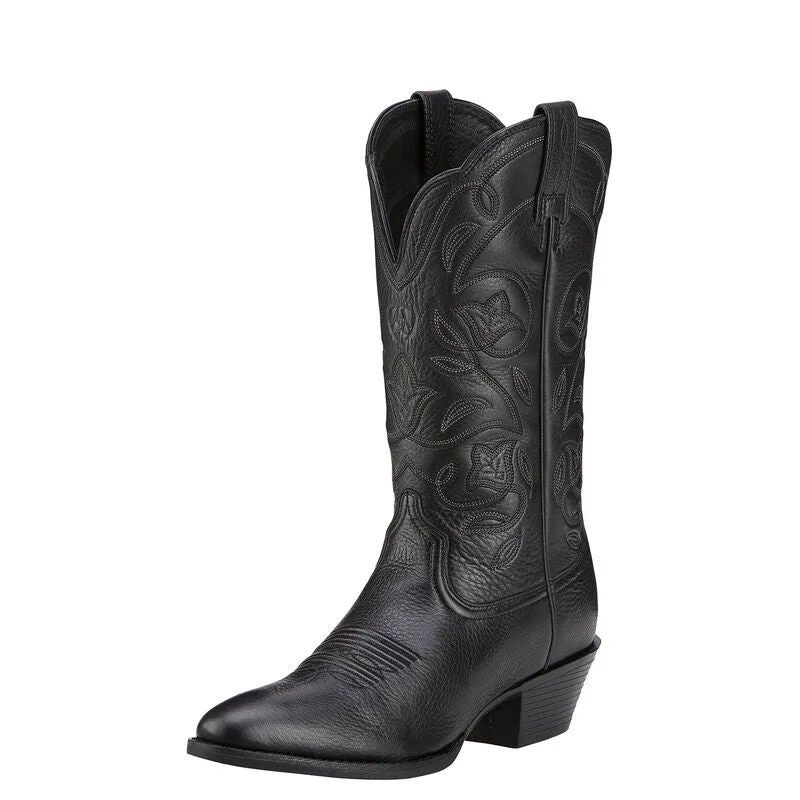 Ariat Ladies Western Deertan Cowboy Boots 10001037 Retro Plimsoll Style  