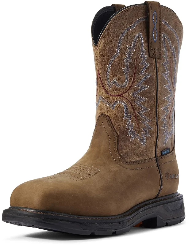 Ariat Men's WorkHog XT Soft Toe Waterproof Work Boot 10031474 Vintage Oxford Appeal 