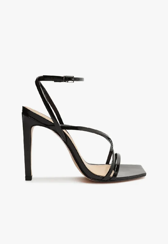 Bari Leather Sandal Combat - Inspired Military Boot Look  