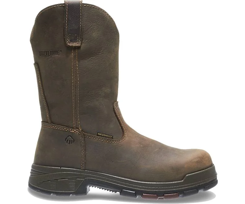 Wolverine Cabor EPX™ PC Dry Waterproof Composite-Toe EH Wellington W10318 Open - Lacing Derby Look  