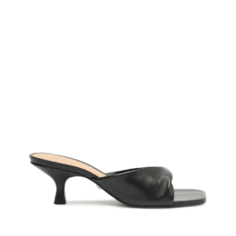Cecily Leather Sandal British Gentleman Oxford Style  