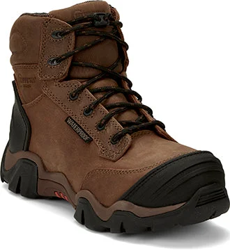 Chippewa Ladies 6" Composite Toe WP Metal Free Work Boots #L50003 Striped Shoe Style  
