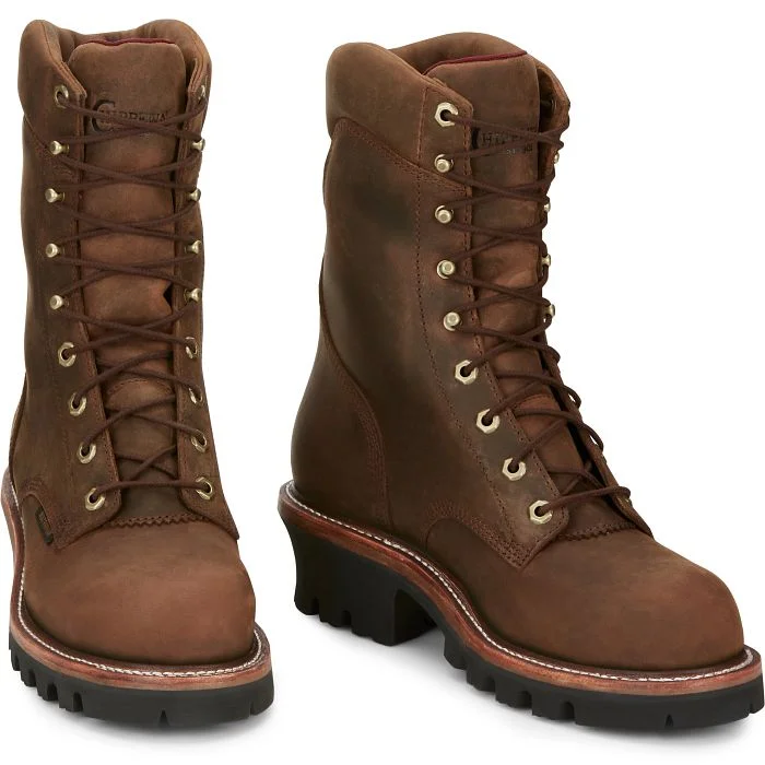 Chippewa Men's Crazy Horse Logger Waterproof Steel Toe Boot 59407 Art Deco - Inspired Shoe Look Chippewa Men's Crazy Horse Logger Waterproof Steel Toe Boot 59407 Art Deco - Inspired Shoe Look