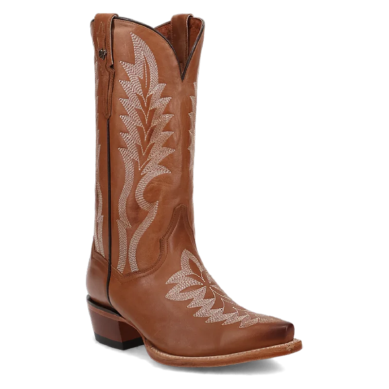 Dan Post Ladies Rochelle Honey Leather Boot-DP5114 Bespoke Shoe Aesthetic 