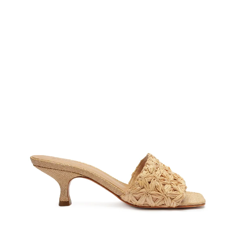 Dethalia Straw Raffia Sandal Patchwork Shoe Aesthetic  