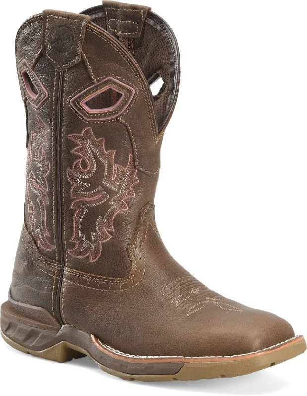 Double H Ladies Soft Toe Ari Boot DH5373 Hemp - Material Shoe Style  