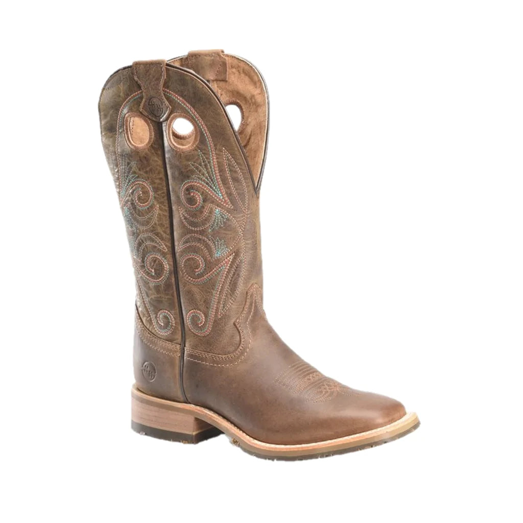 Double H Ladies Grace Roper Square Toe Western Boots DH7030 Tassel Driving Shoe Look 