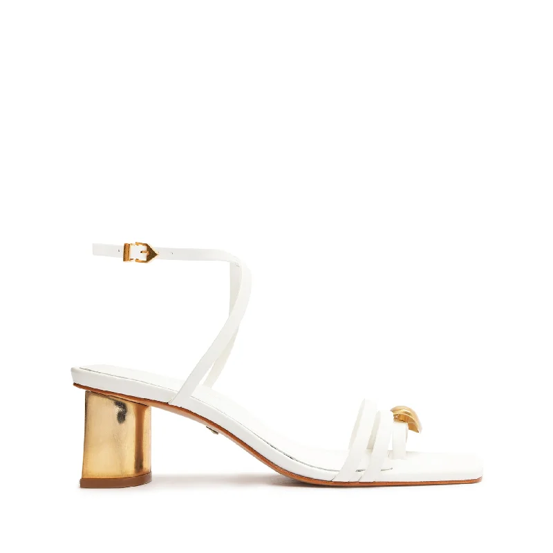 Elysa Atanado Leather Sandal Distressed Leather Shoe Style  