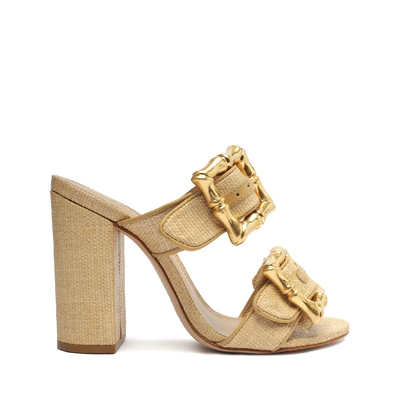 Enola Natural  Leather Sandal Business Monk Strap Style  