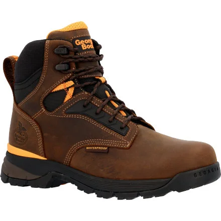 Georgia Boot Men's TBD Waterproof Work Boots GB00596 Embroidered Cowboy Boot Design Georgia Boot Men's TBD Waterproof Work Boots GB00596 Embroidered Cowboy Boot Design