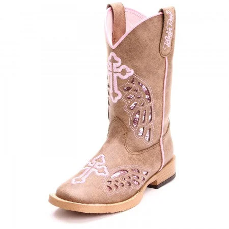 Kids Blazin Roxx Gracie Cowgirl Boot 4453202 4443202 Smart - Shoe Functionality Style  