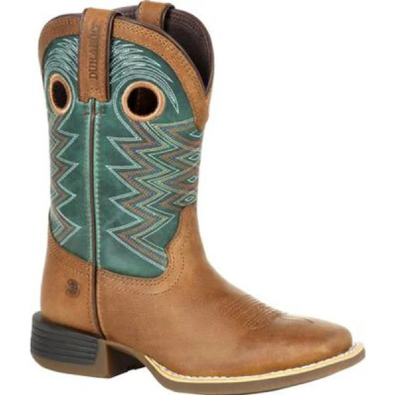 Durango Kids Lil' Cowboy Teal Boots DBT0224C Performance Running Sneaker Look  