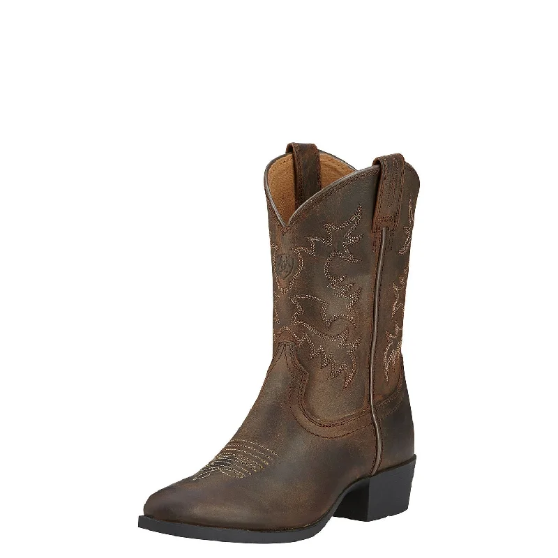 Ariat Kids Heritage Western 10001825 Edwardian Shoe Look  