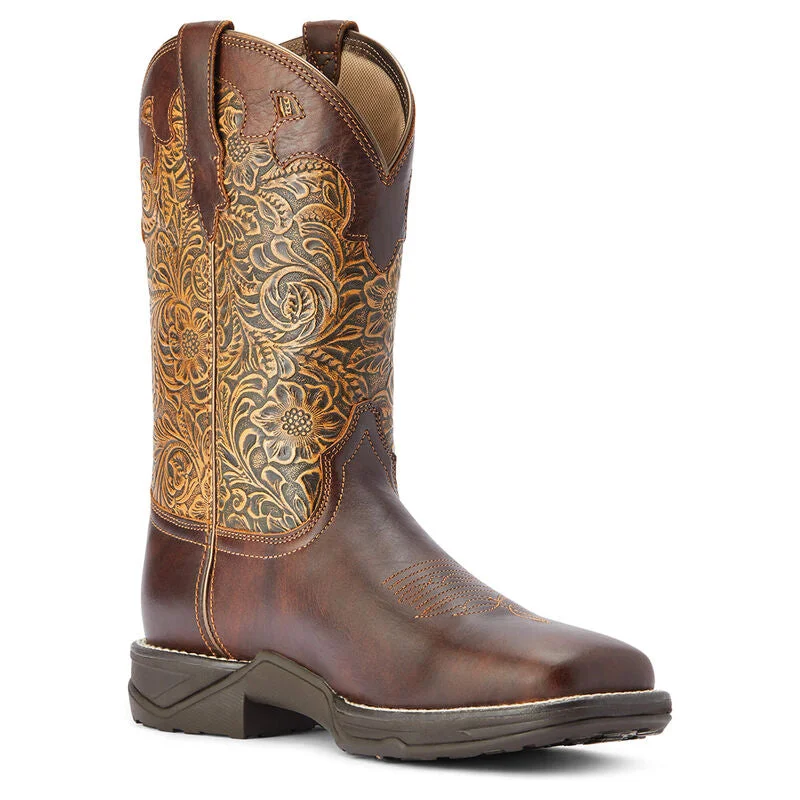 Ariat Ladies Anthem Savanna Western Boots 10042421 Athleisure Derby Style  