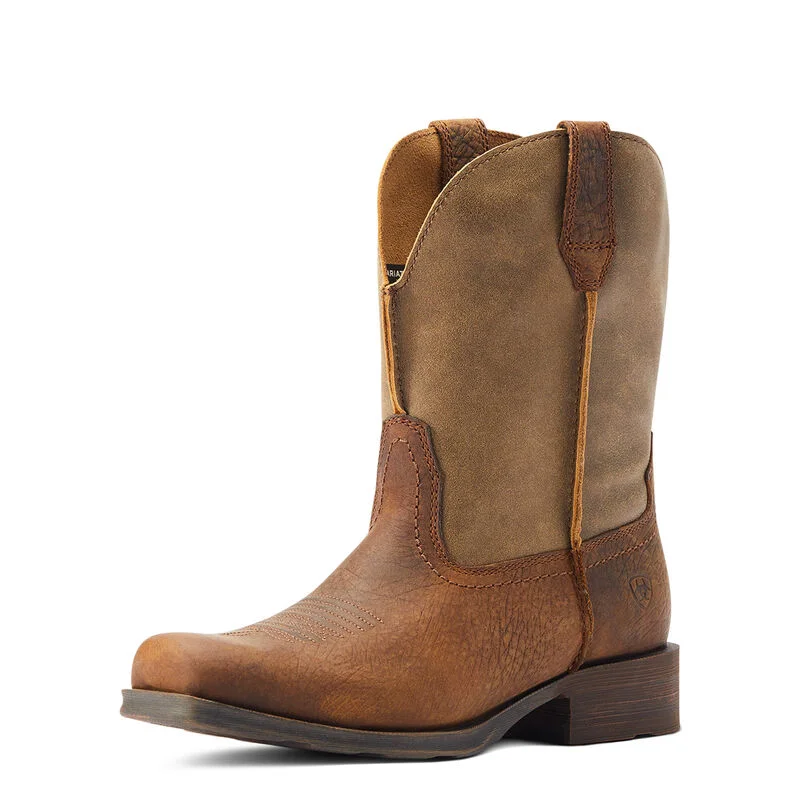 Ariat Ladies Rambler Western Boot Brown Bomber 10044536 Monochromatic Shoe Look  