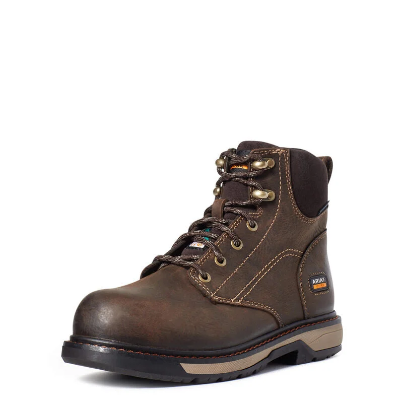 Ariat Ladies Riveter 6" CSA Waterproof Composite Toe Work Boot 10035773 Dressy Chelsea Boot Style 