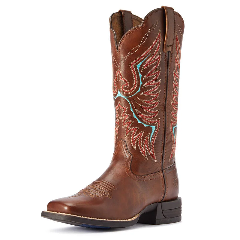 Ariat Ladies Rockdale Western Boot 10042389 Blue Coast Loafer Aesthetic 