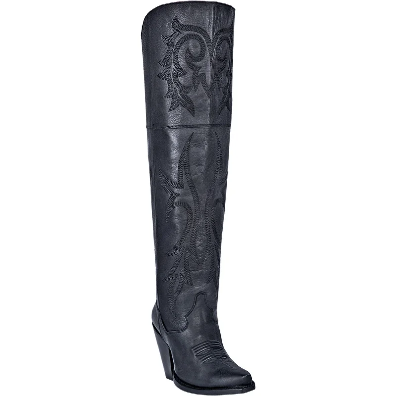 Dan Post Ladies Jilted Boots Black DP3789 Zip - Up Boot Style  