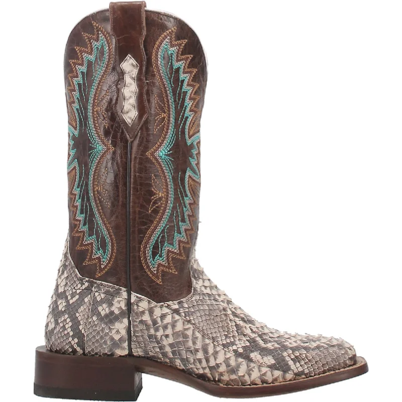 Dan Post Ladies Rynna Python Square Toe Boots DP4168 Waterproof Hiking Boot Design  