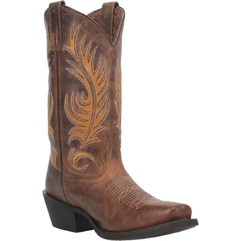 Ladies Laredo Feather in Love Cowboy Boots 51173 Brogue Oxford Aesthetic 