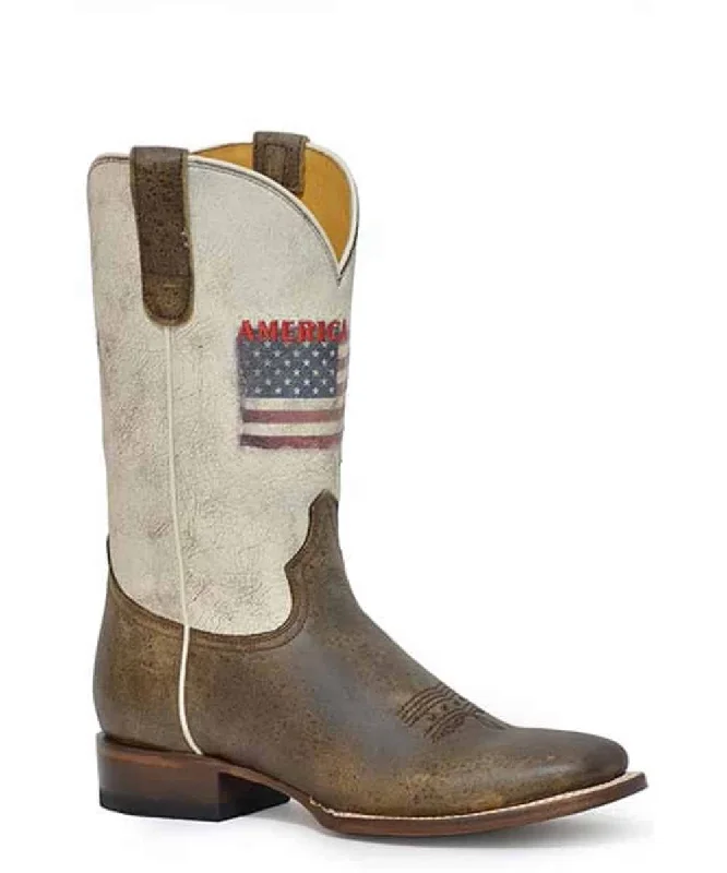 Roper Ladies America Strong Boots 09-021-7001-8457 Aesthetic  