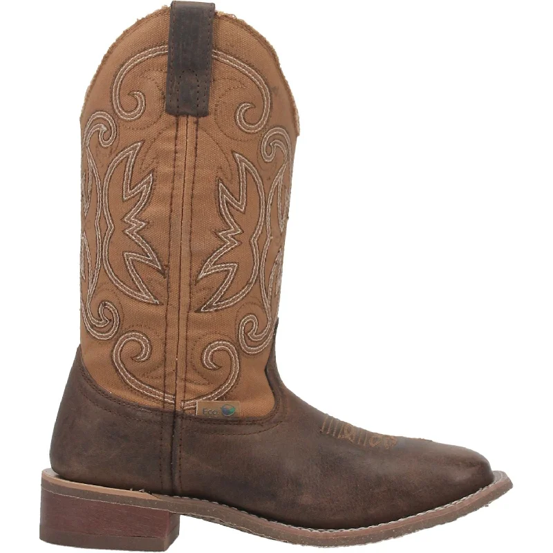 Laredo Ladies Caney Western Boots  Broad Square Toe 5878 Ivy League Loafer Look 