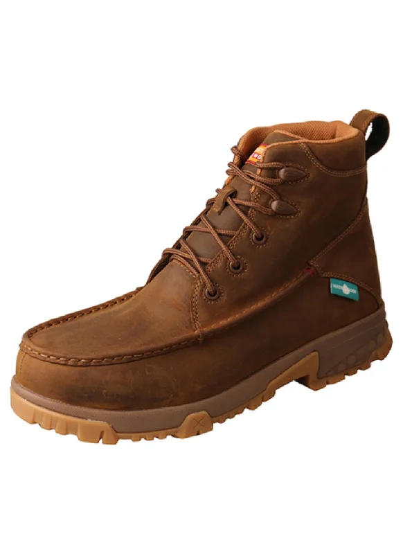 Twisted X Men's 6" Nano Toe Work Boot with Cell Stretch Waterproof  MXCNW01 Aesthetic  