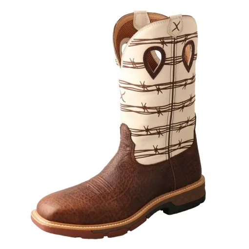 Twisted X Men's Western Work Boot with Cell Stretch and Alloy Toe MXBA006 Tailored Oxford Style Twisted X Men's Western Work Boot with Cell Stretch and Alloy Toe MXBA006 Tailored Oxford Style