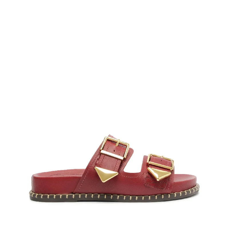 Naomi Sporty Leather Sandal Retro Basketball Sneaker Design  