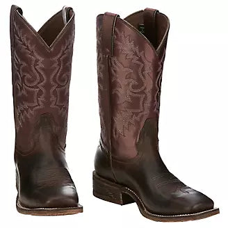 Nocona Ladies Audrey Boots HR4503 Checkered Shoe Pattern Look  