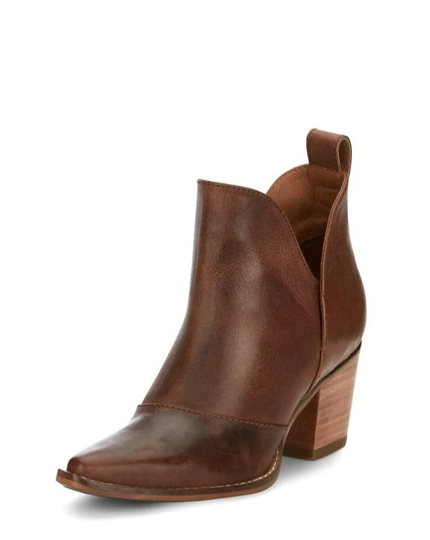 Nocona Ladies Boots Micki Brunette SM Cowhide Booties ME1921 Sustainable Shoe Design  