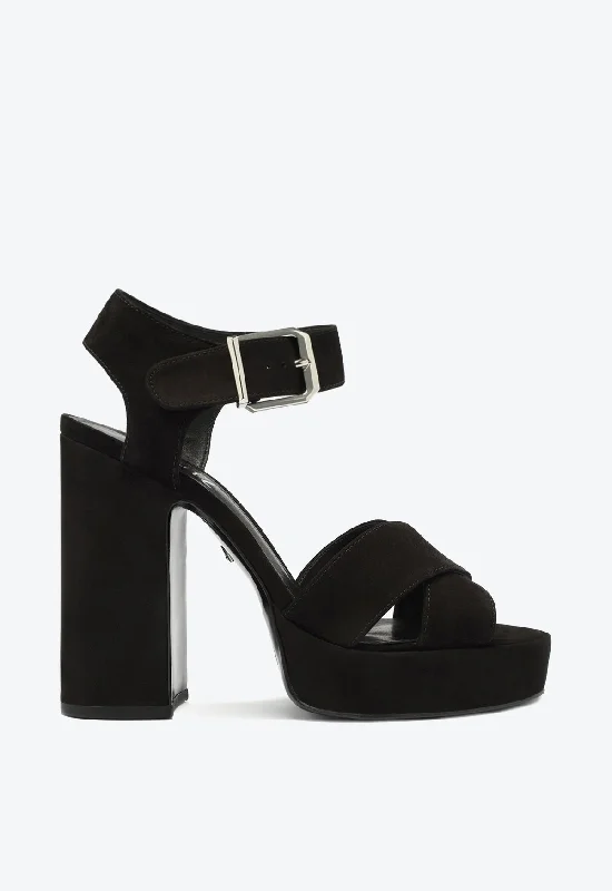 Penelope Sandal Ankle - High Military Boot Style  
