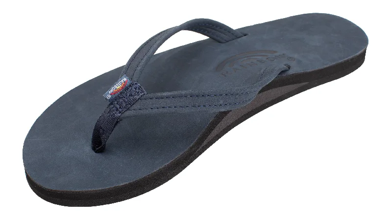 RAINBOW LADIES Single Layer Premier Leather with Arch Support and a Narrow Strap Strap - Up Sandal Resort Style  